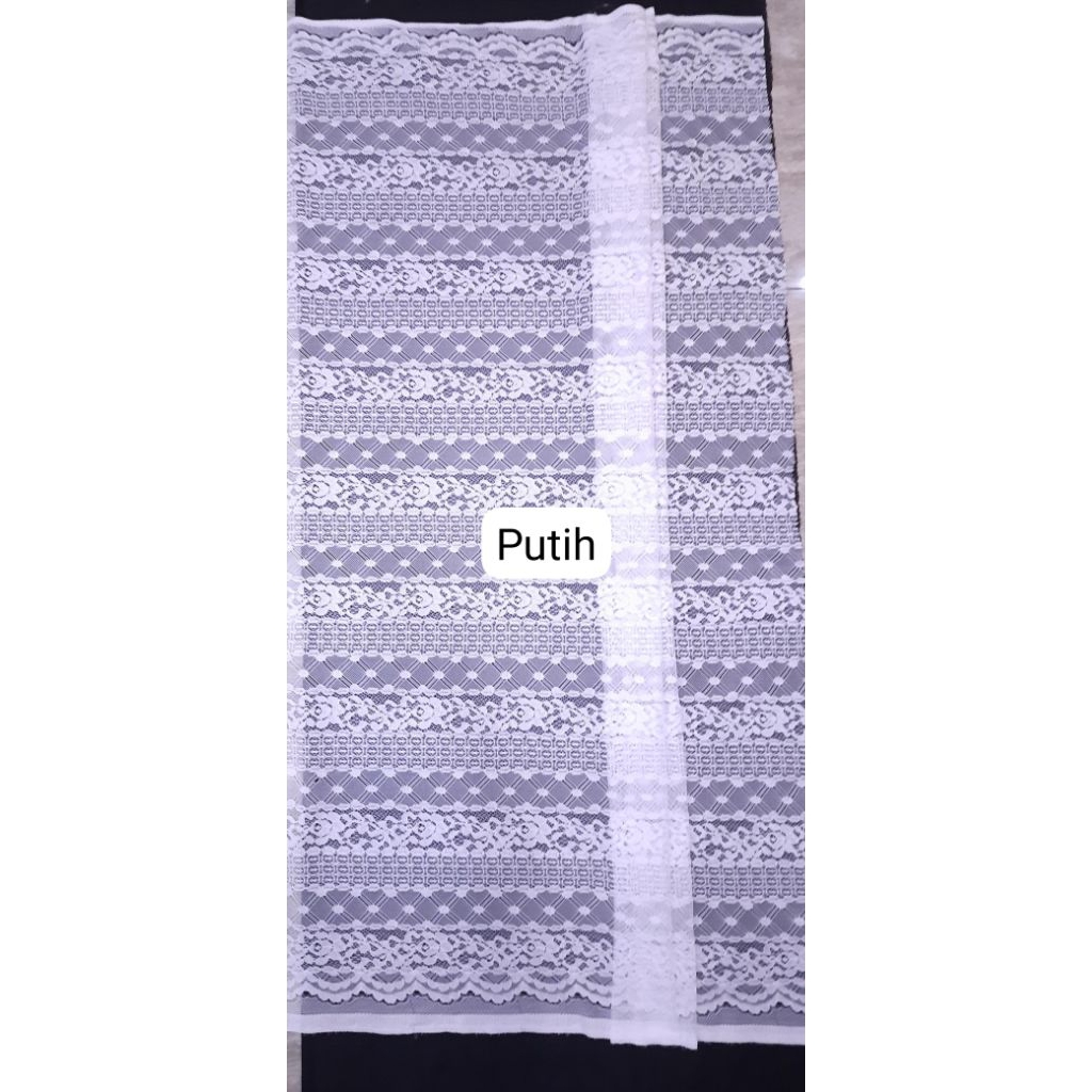 Kain lace malika polos / brokat malika polos