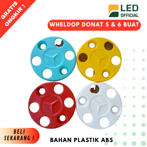 weldop truk model donat 5 baut 6 baut plastik abs wildop ring wheeldop truck