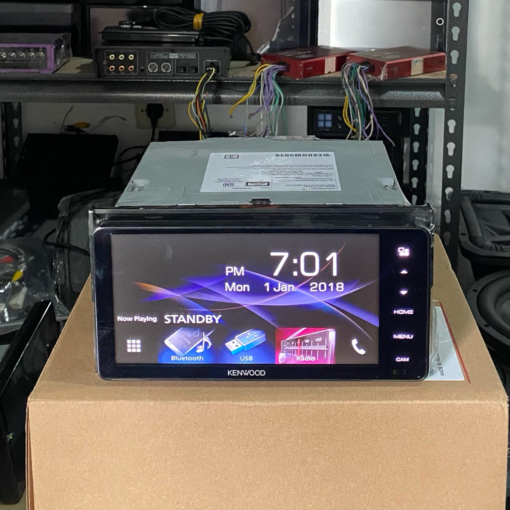 Head Unit Double Din Merk Kenwood DDX718WBT 7 Inch / ori terios