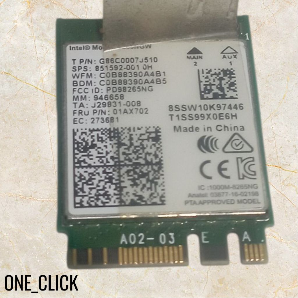 wifi card internal laptop Toshiba Tecra A50-E