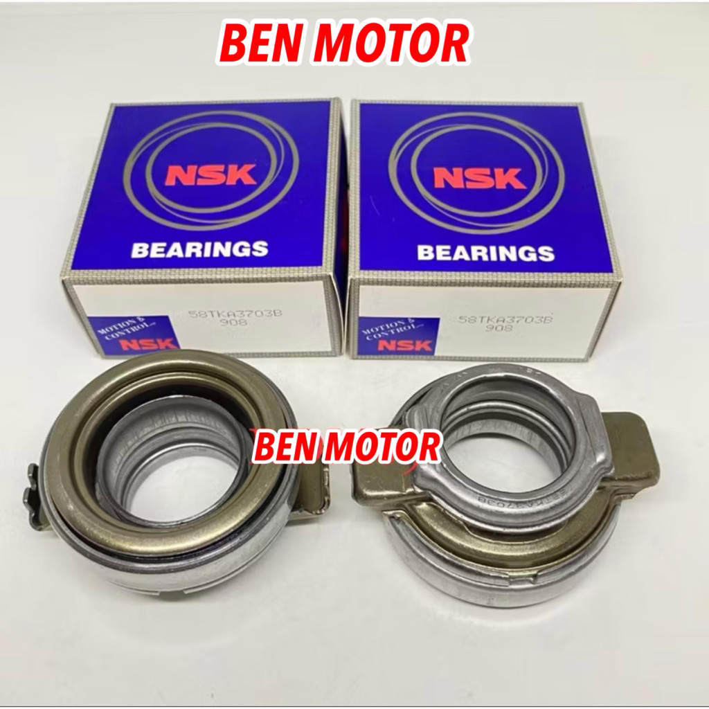 Dek Drag Lahar Bearing Kopling PS100 PS120 NSK 58TKA3703 ASLI - BEN MOTOR