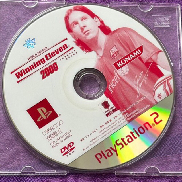 kaset ps2 original japan winning eleven 2009
