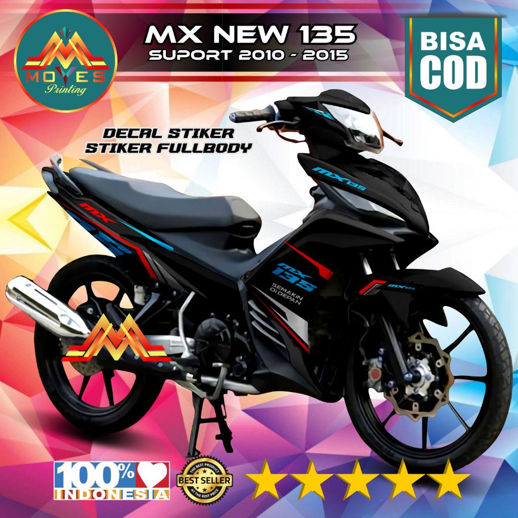 DECAL STIKER FULL BODY JUPITER MX 135 NEW CUSTOM