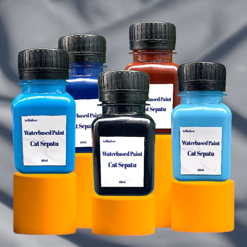 cat sepatu / waterbased paint / cat tas / cat sepatu kanvas / cat untuk bahan yang menyerap