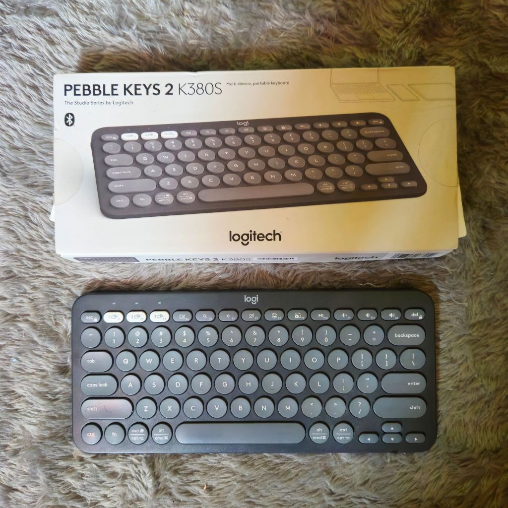 Logitech Pebble Keys 2 K380s | Wireless Bluetooth Keyboard | Bekas/Second/Preloved Original