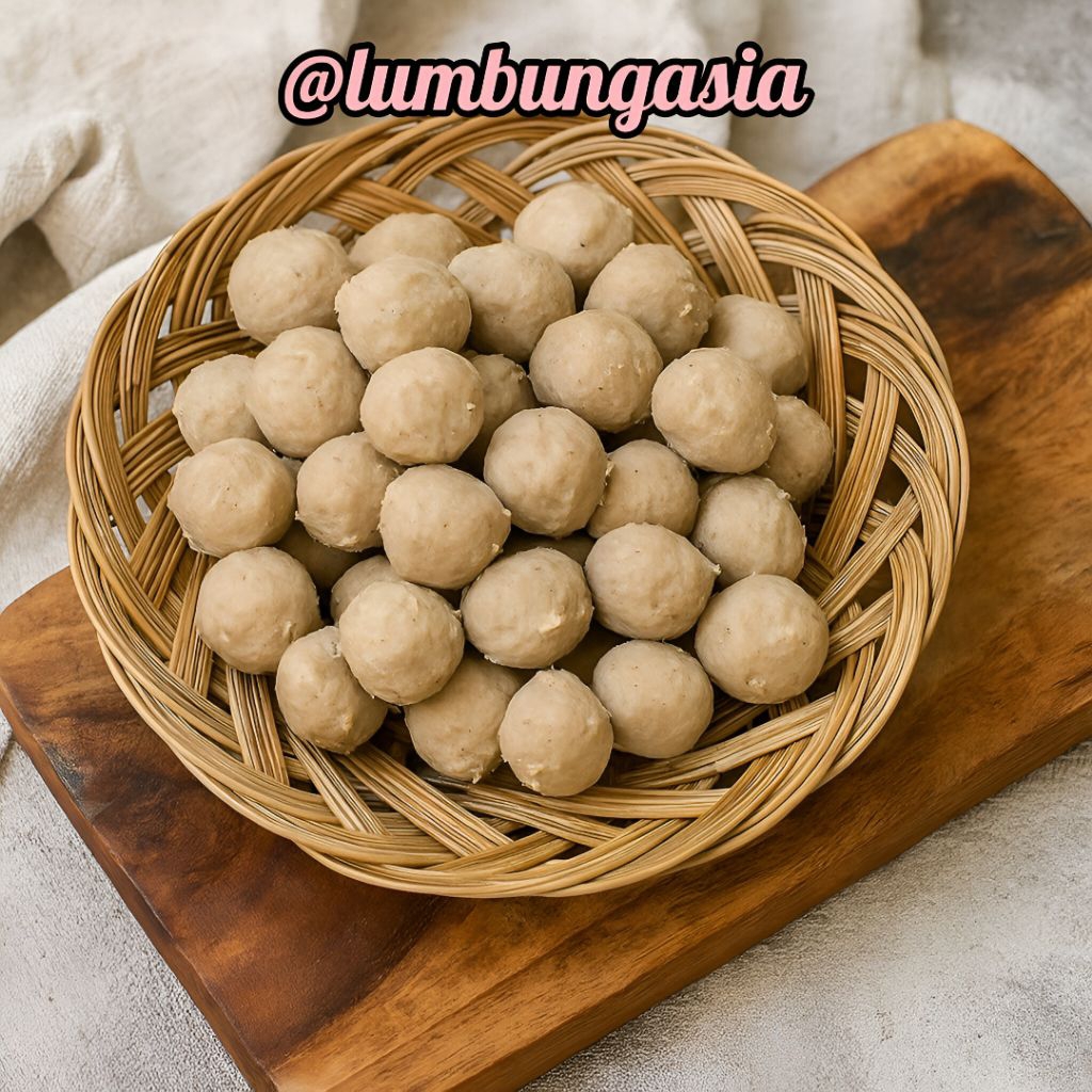 bakso sapi kiloan mentah 1 kg (±50 butir) - kenyal, gurih, dan lezat dari daging sapi