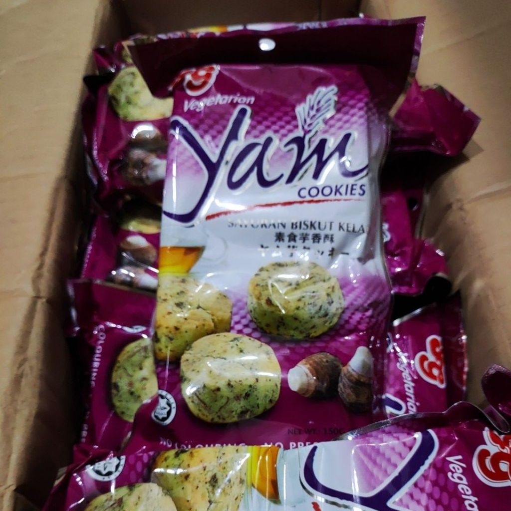 Yam cookies isi 150 gram merek sg