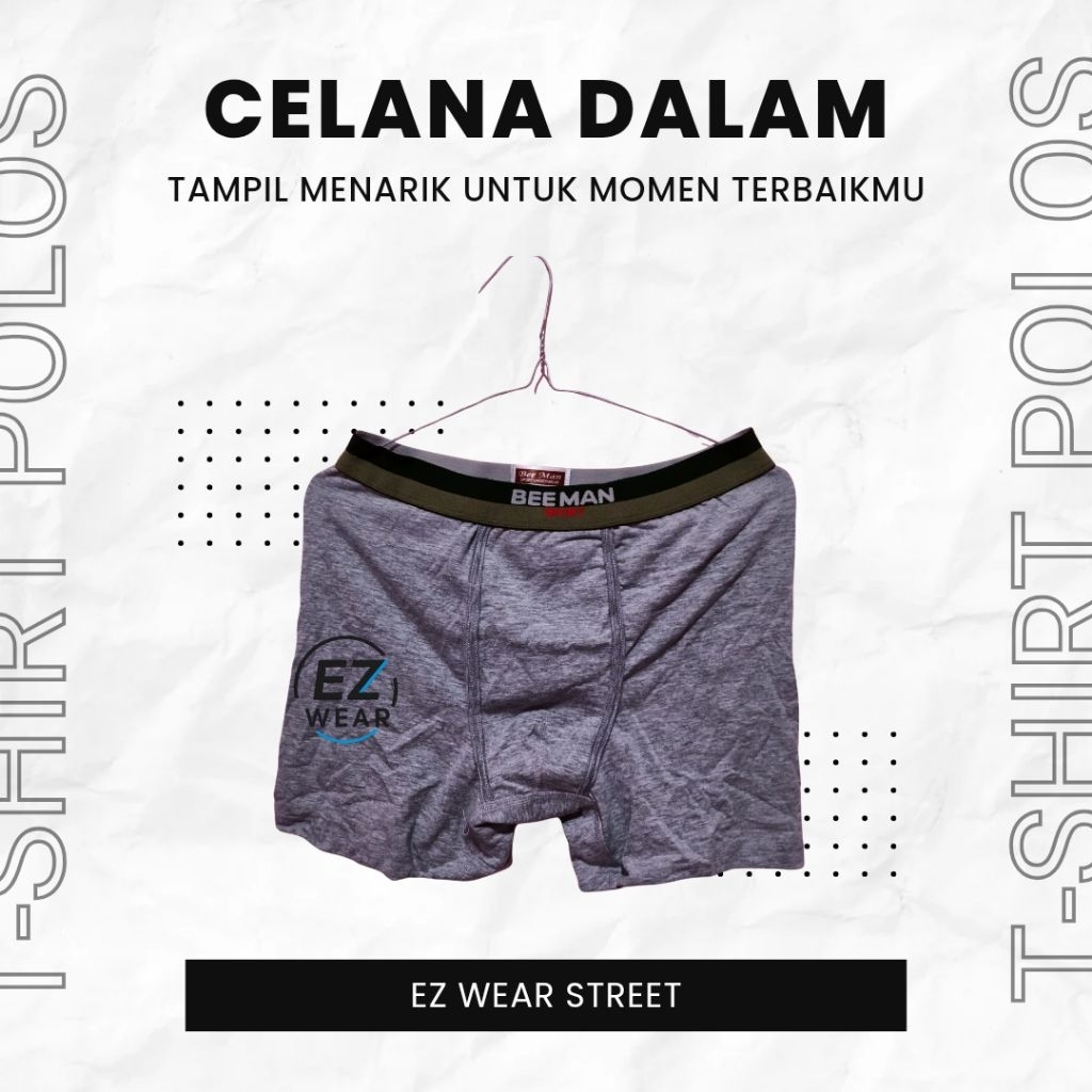 CELANA DALAM PRIA BEE MAN BOXER 016/ CD PREMIUM/ 1 BOX ISI 2