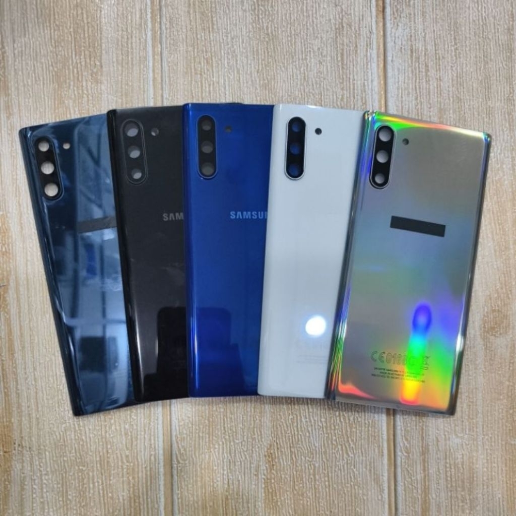 Backdoor Back Casing Tutup Belakang Batrei Samsung Note 10 Note 10 Plus (Lengkap kaca kamera)
