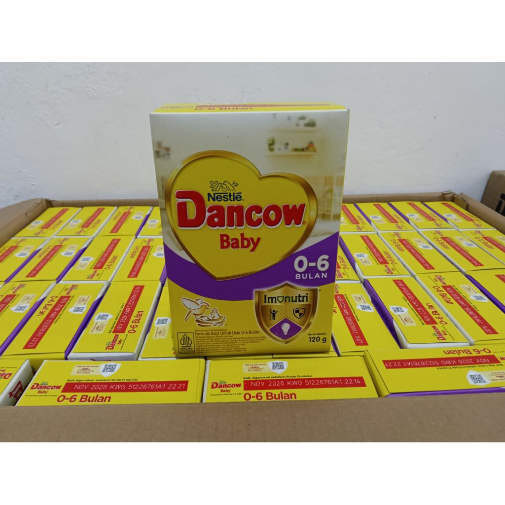 susu bayi dancow usia 0-6 bulan 120 gr gratis bubble wrap kardus