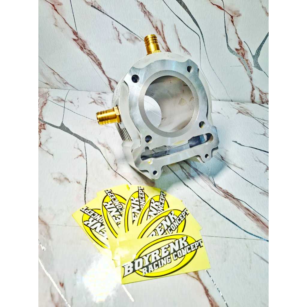 CYLINDER BLOK VIXION|JUPITER MX|MX KING- BYPASS FFA BAHAN CKR BILLET BORING|LINER LUAR 68|70|72|74|7