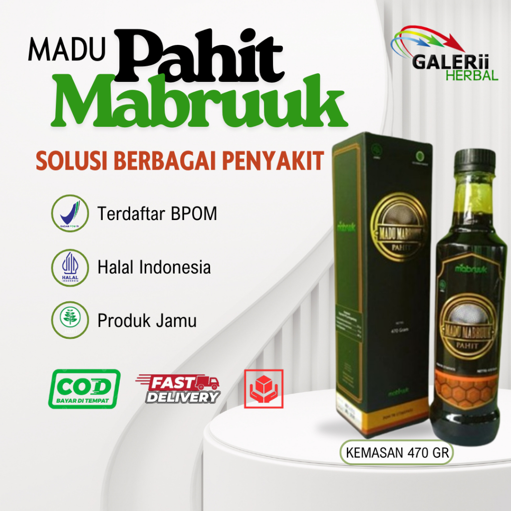 Madu Pahit Mabruuk 470 gram Madu Mabruuk Pahit
