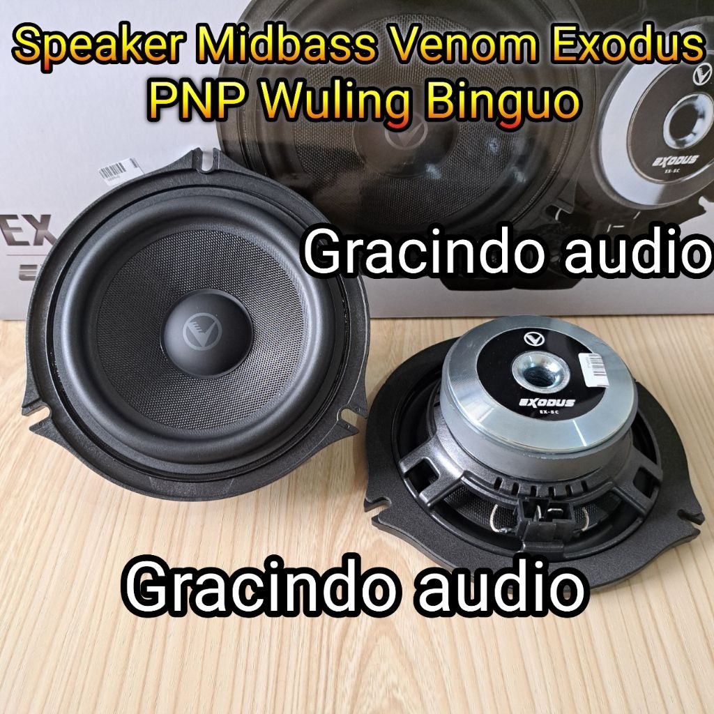 Speaker Midbass Venom Exodus Plug N Play Pintu Mobil Wuling Binguo Original Venom