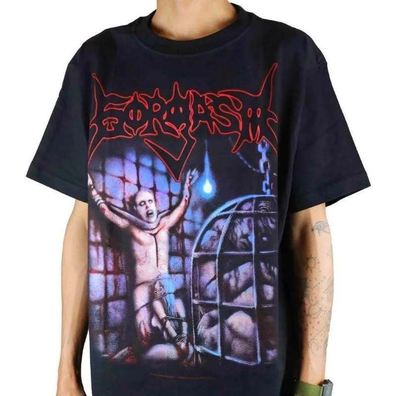 GORGASM - Stitched Oral Asphyxia / Tshirt Distro / kaos band metal original / tshirt musik / baju hi