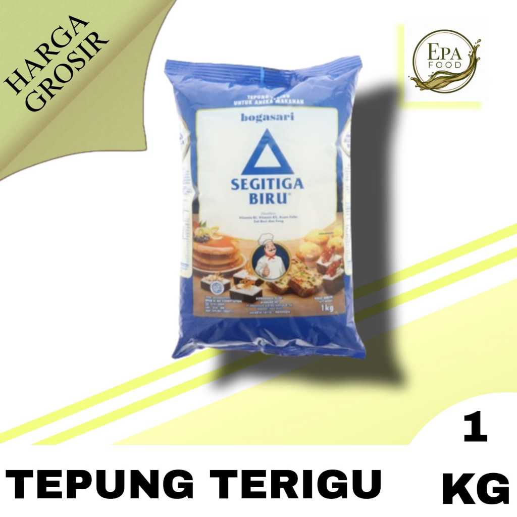 Tepung Terigu Segitiga Biru 1000 Gr / Terigu Segitiga Biru