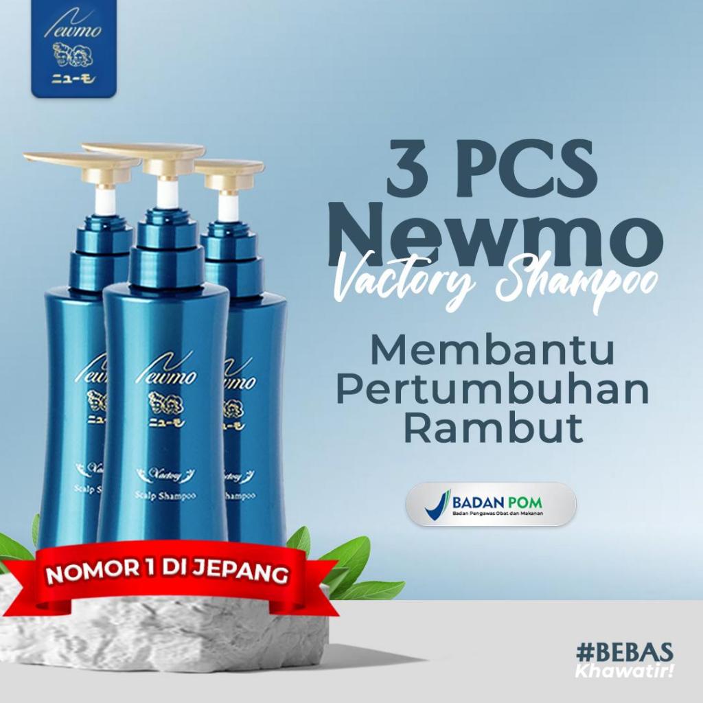 [ KHUSUS RESELLER & DISTRIBUTOR SPECIAL PRICE  - 3 PCS] NEWMO Vactory Scalp Shampoo Membantu Pertumb