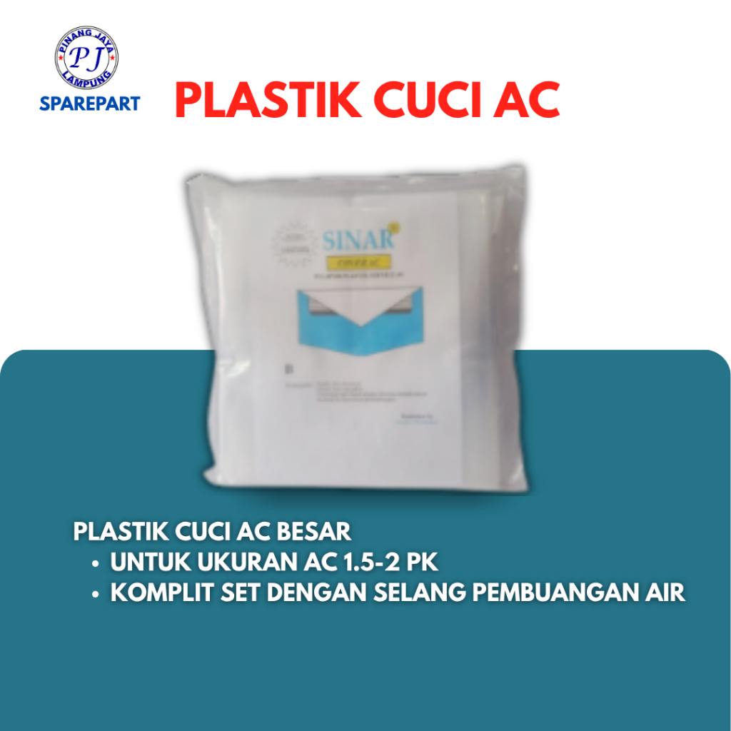 Plastik Cuci AC Berkualitas Sinar / Plastik Cuci AC (BESAR)