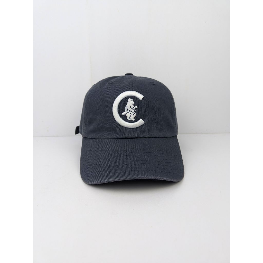 Topi 47brand MLB Chicago Cubs Logo C Bear Baseball Jadul Skena Simpel