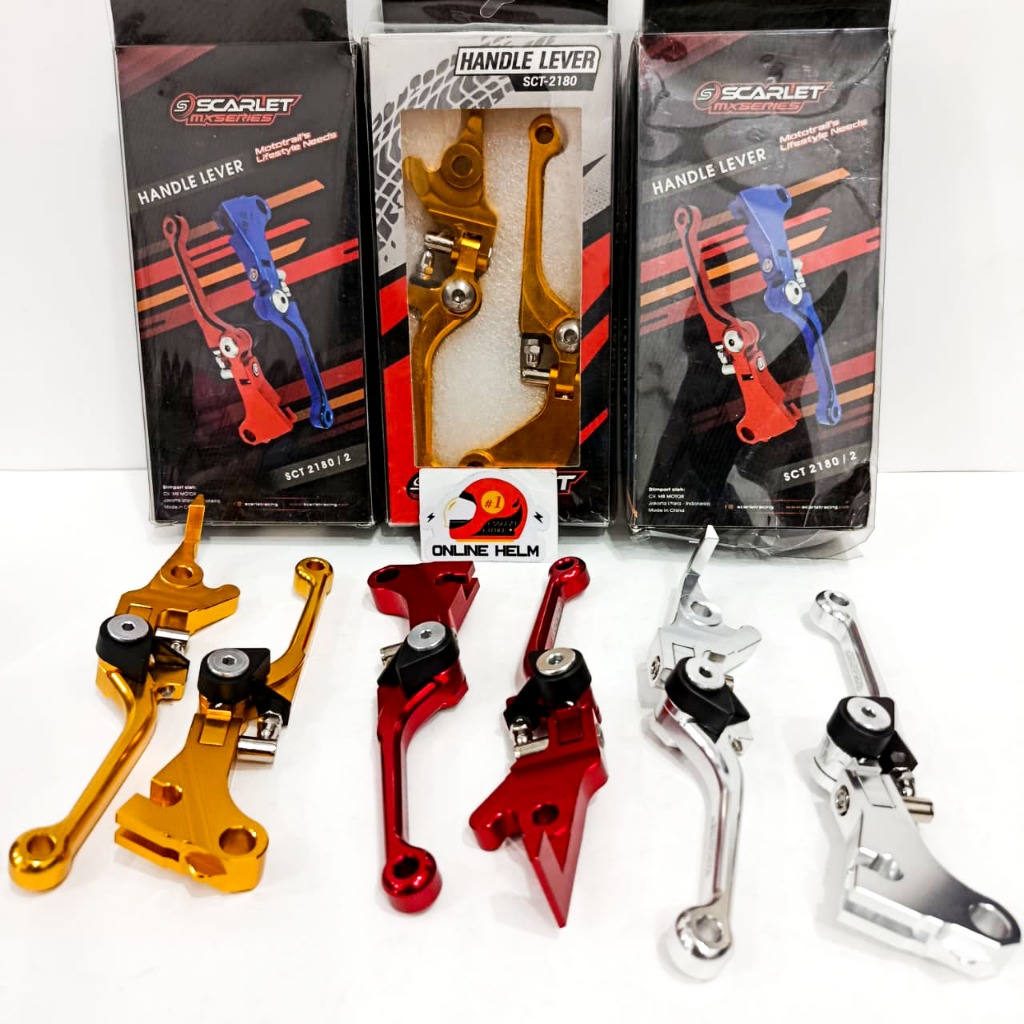 HANDLE HENDEL TUAS REM KOPLING LIPAT CRF 150 FULL CNC SCARLET