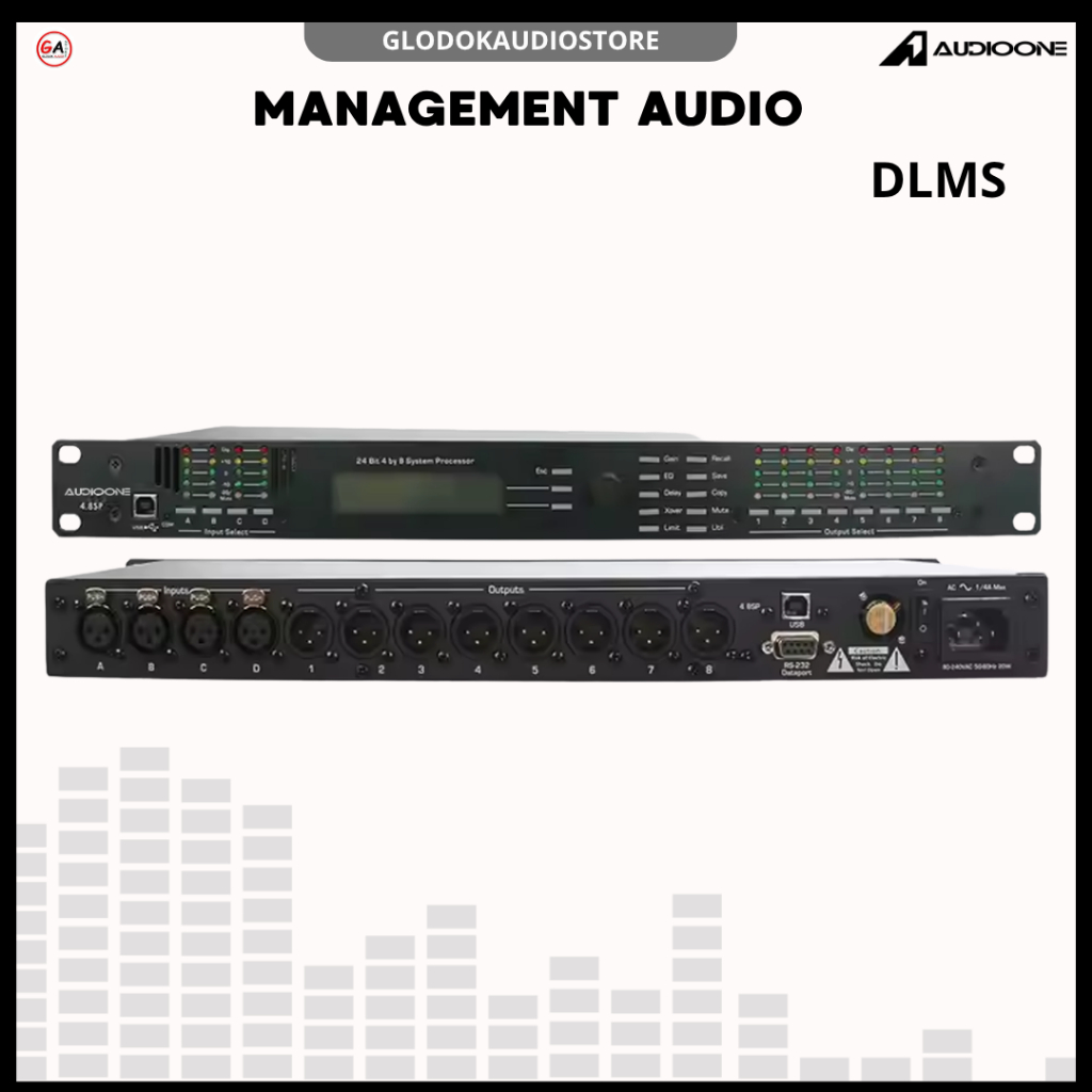 Aksesoris Sound System DLMS Management 4.8 Audio One Kualitas Premium Original | GA