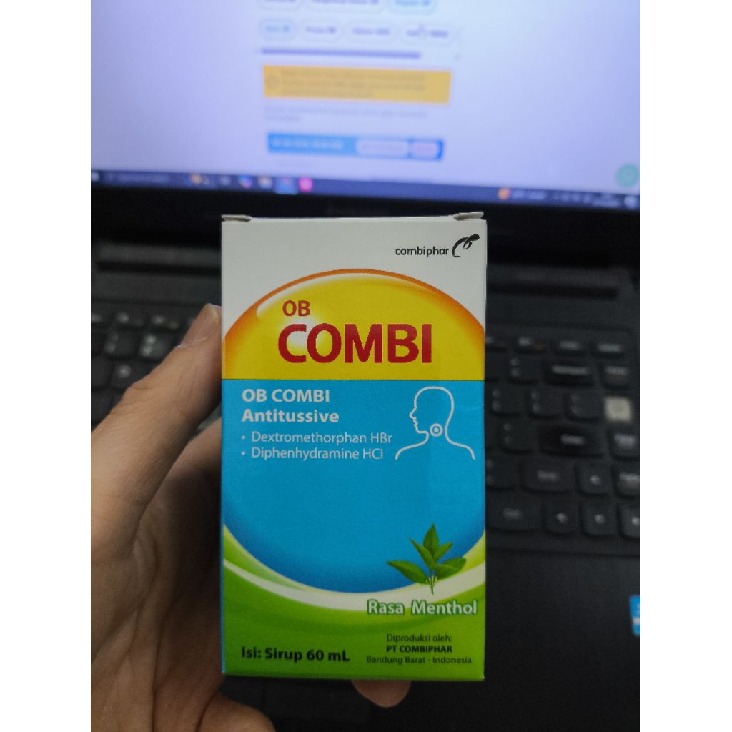 ob combi antitusive batuk tidak berdahak rasa menthol 60 ml