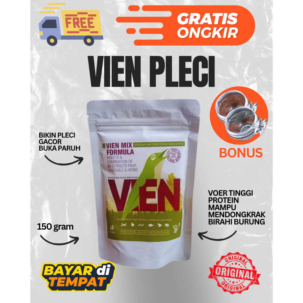 Voer Vien Pleci Original 150 gram
