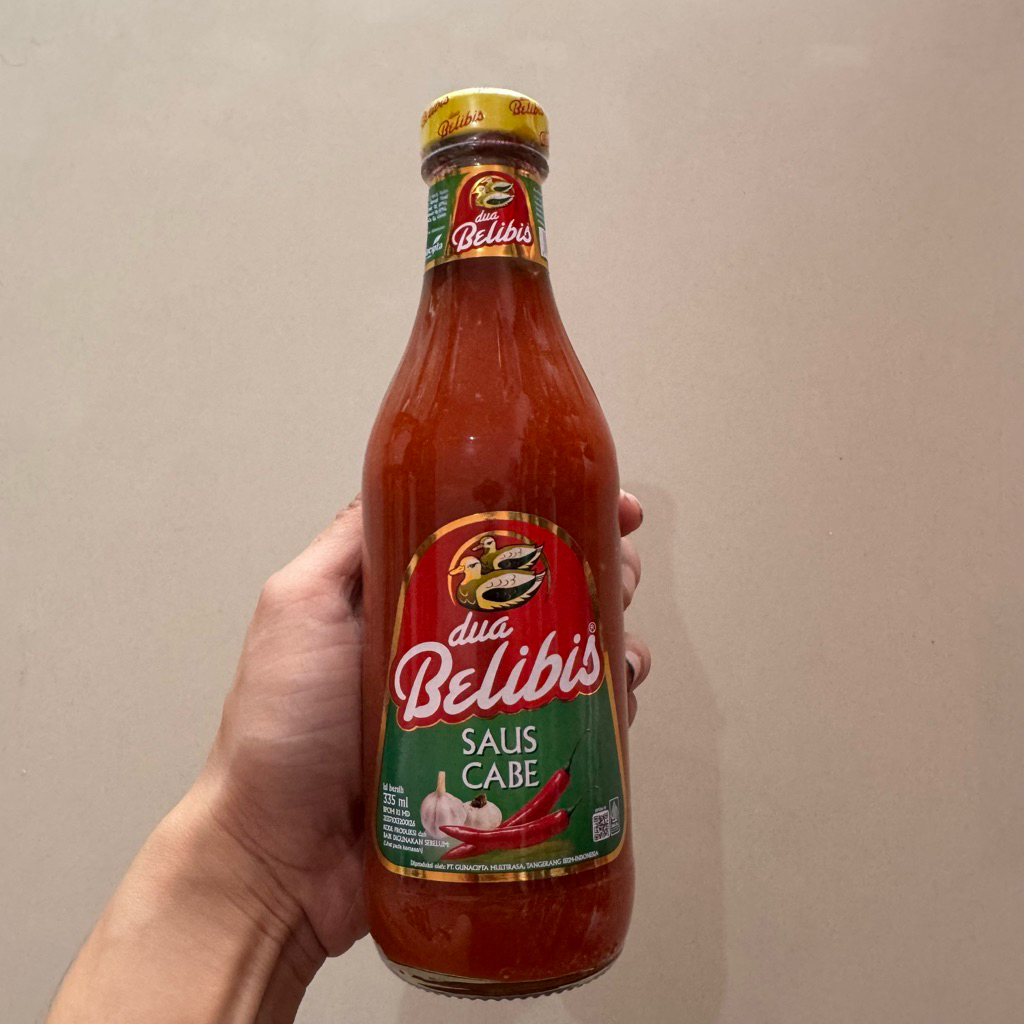 dua belibis saos sambal. saos sambal dia belibis 340ml