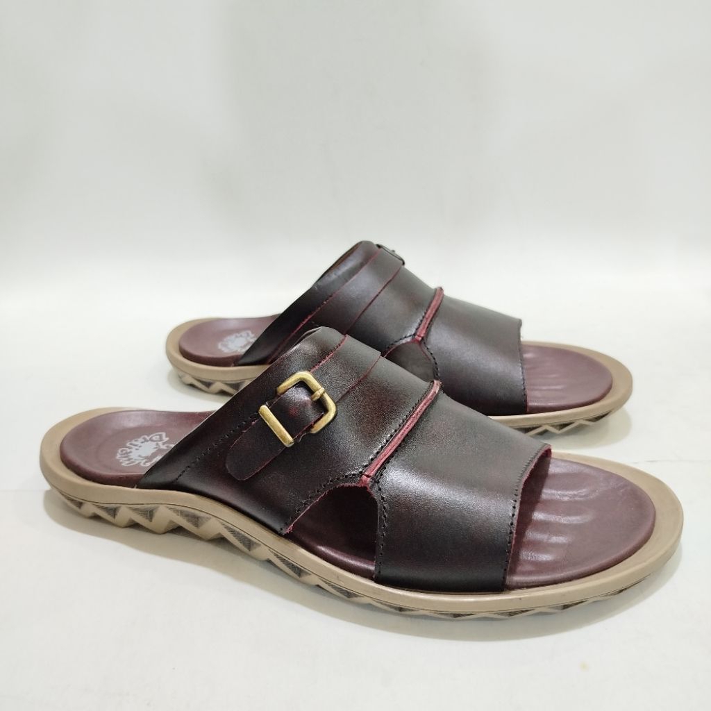 Sandal Selop Pria Kulit Asli Sandal Kulit Asli Sandal Pria Terbaru Kulit