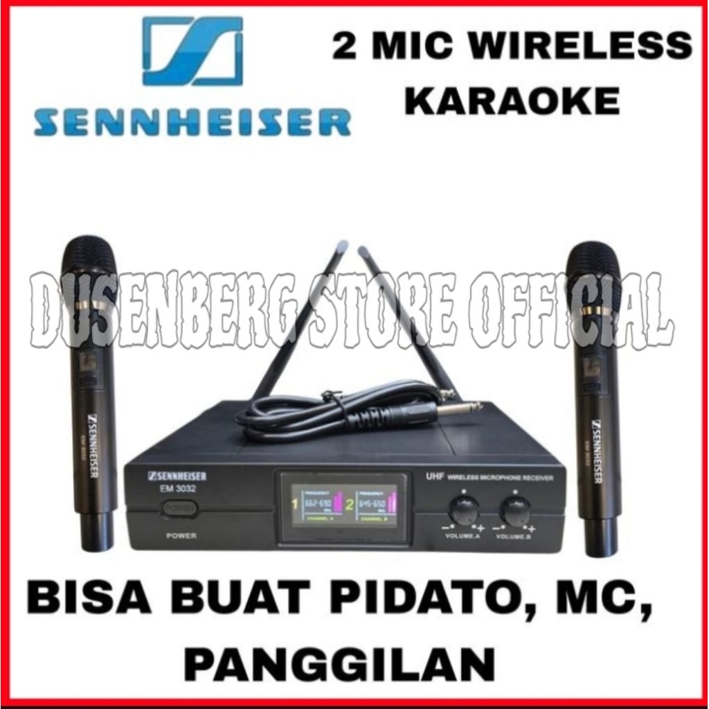 Mic wireless Sennhieser Em - 3032 Microphone Wireless Sennheiser Vokal