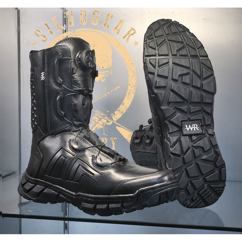 Sepatu PDH/PDL WR tali putar original ( model boa ) gen 2