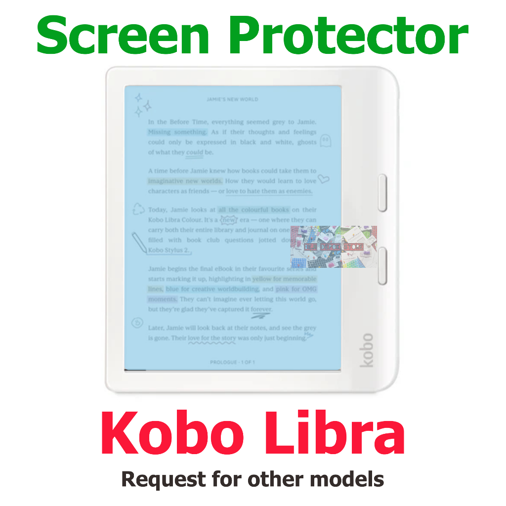 Screen Protector Screen Guard Kobo Libra