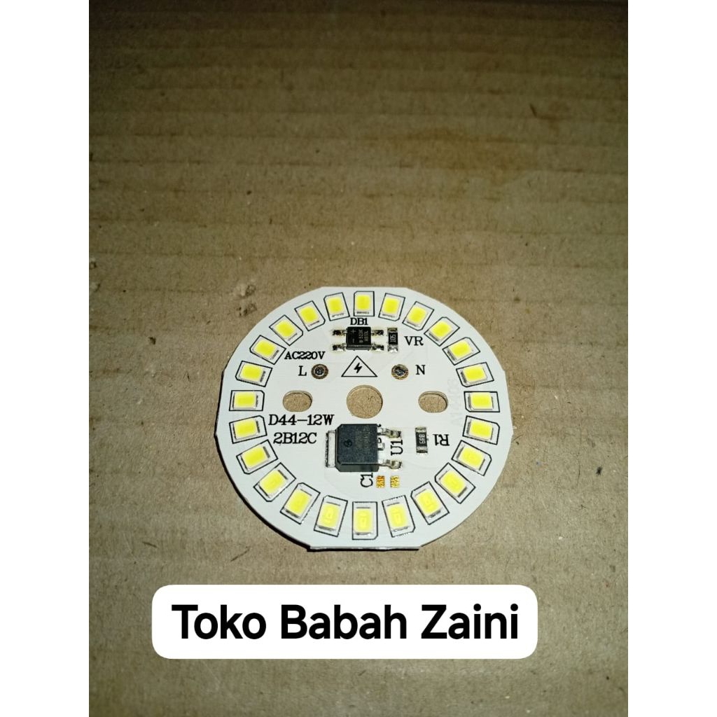 PCB Round LED 12 WATT SMD 2835 Putih 6500K AC 220V