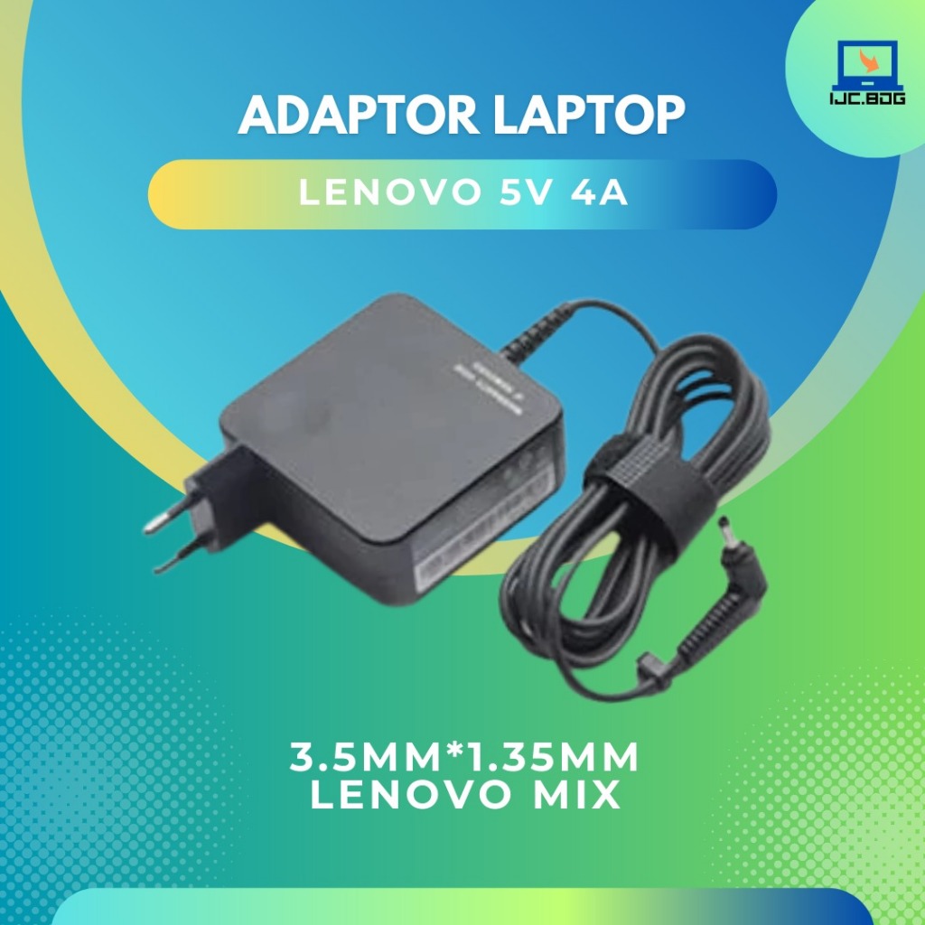 Adaptor LENOVO 5V 4A 3.5 * 1.35 Original / Charger Laptop Lenovo For Ideapad Miix 310 5A10K38941
