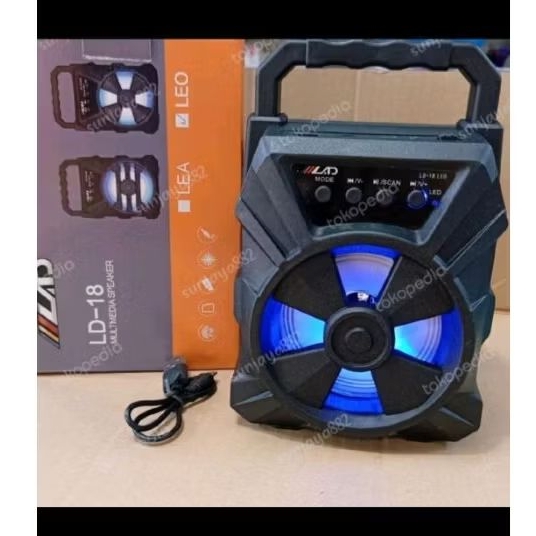 speaker aktif charger listrik/baterai multimedia blutooth,usb,radio