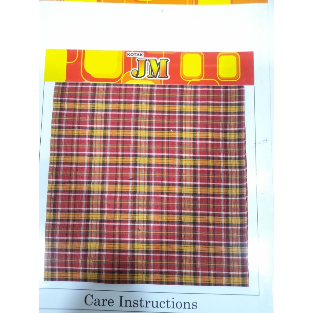 seragam kotak kotak / kain semi wool kotak kotak