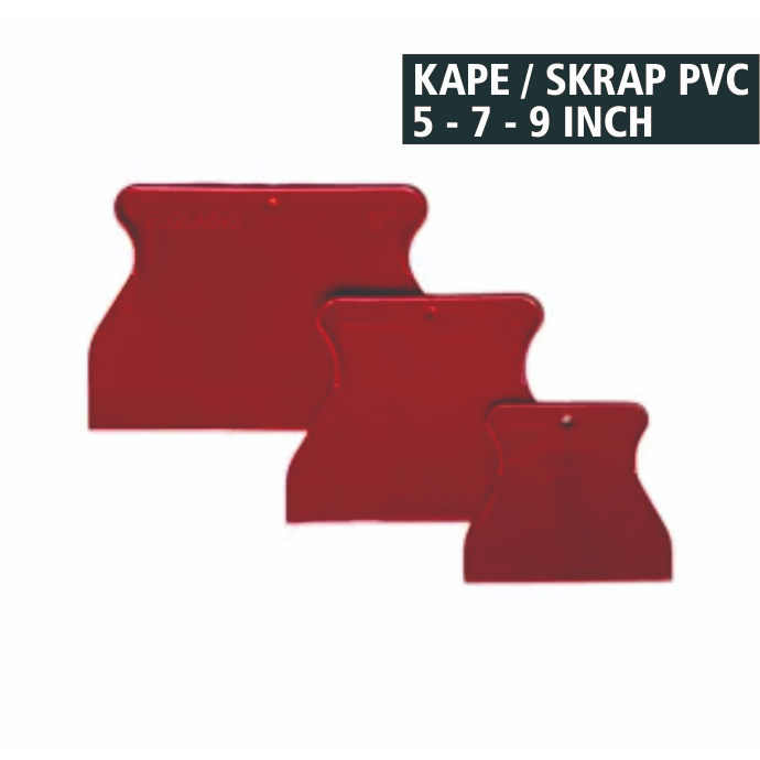 KAPE DEMPUL PLASTIK / KAPE PLASTIK / SCRAPER PVC / ALAT DEMPUL