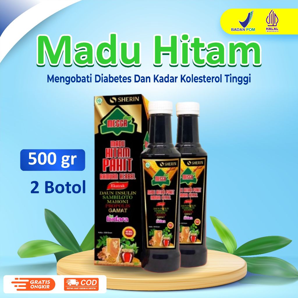 Sherin Madu Hitam Pahit Untuk Diabetes 500gr