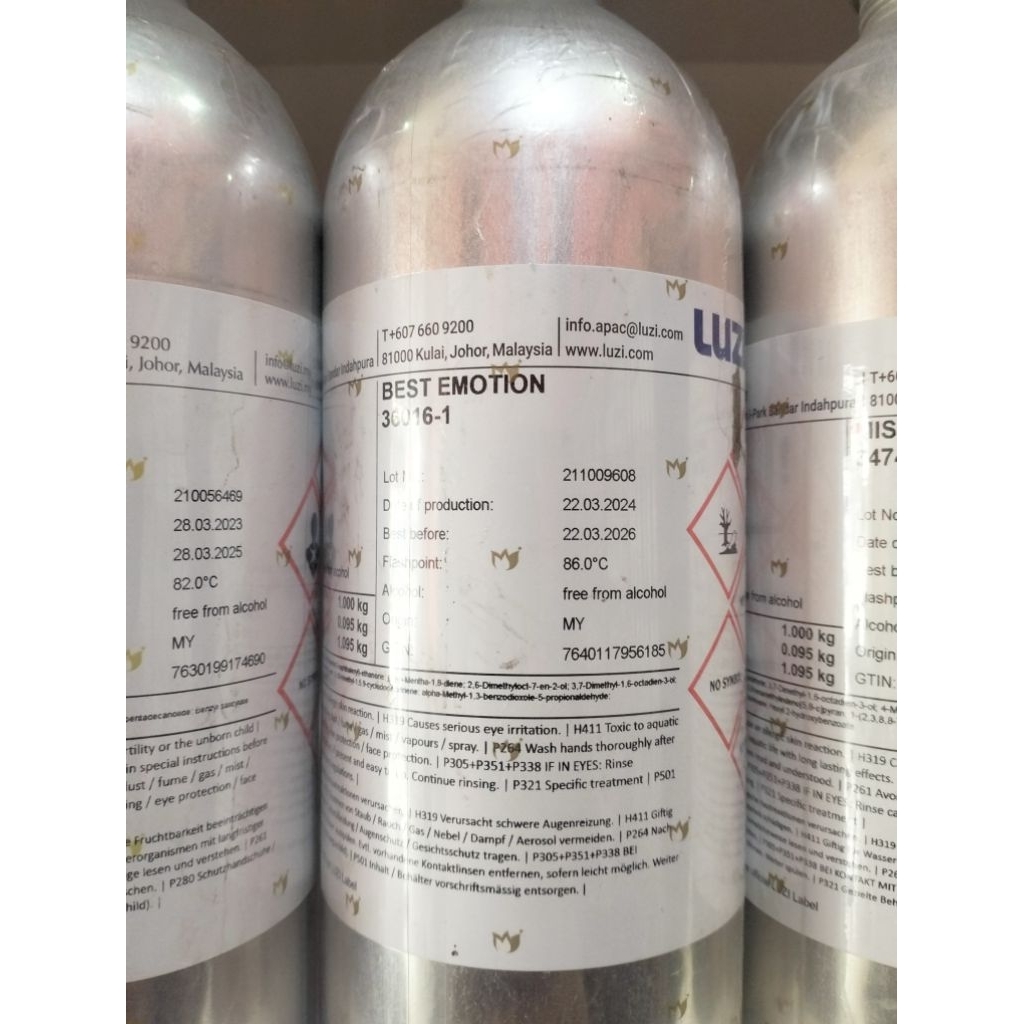 BEST EMOTION atau AIGNER BLUE EMOTION By LUZI kemasan repack 100ml