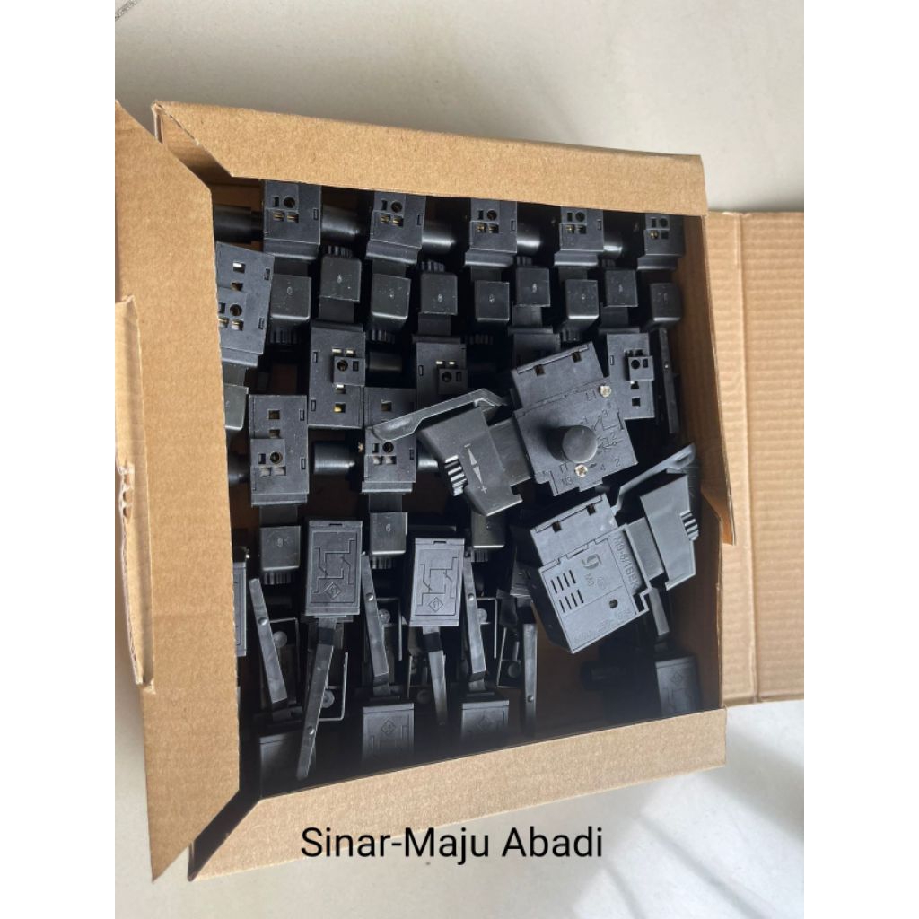Switch Bor 13 MM Modern Saklar Bor Listrik 13 MM M-2130 Saklar Bor M213