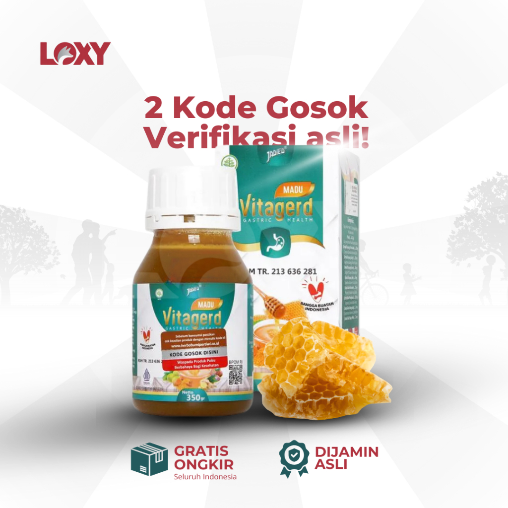 Vitagerd Madu herbal pencernaann 350 gram