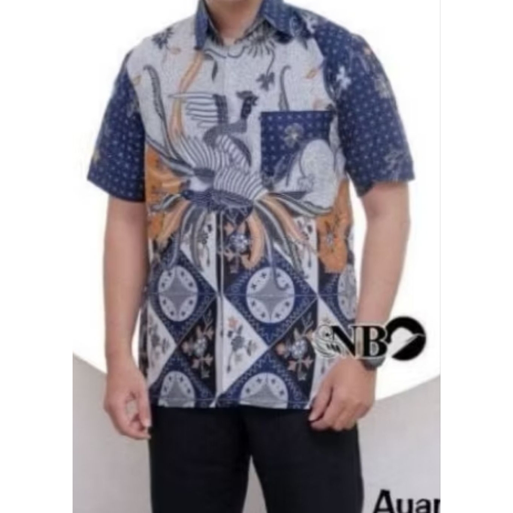 Preloved Batik Couple Biru Maura Couple