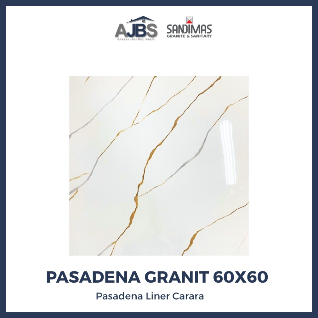 PASADENA Granit Liner Carara 60x60 - Sandimas Granit 60x60 - Granit Dinding / Lantai