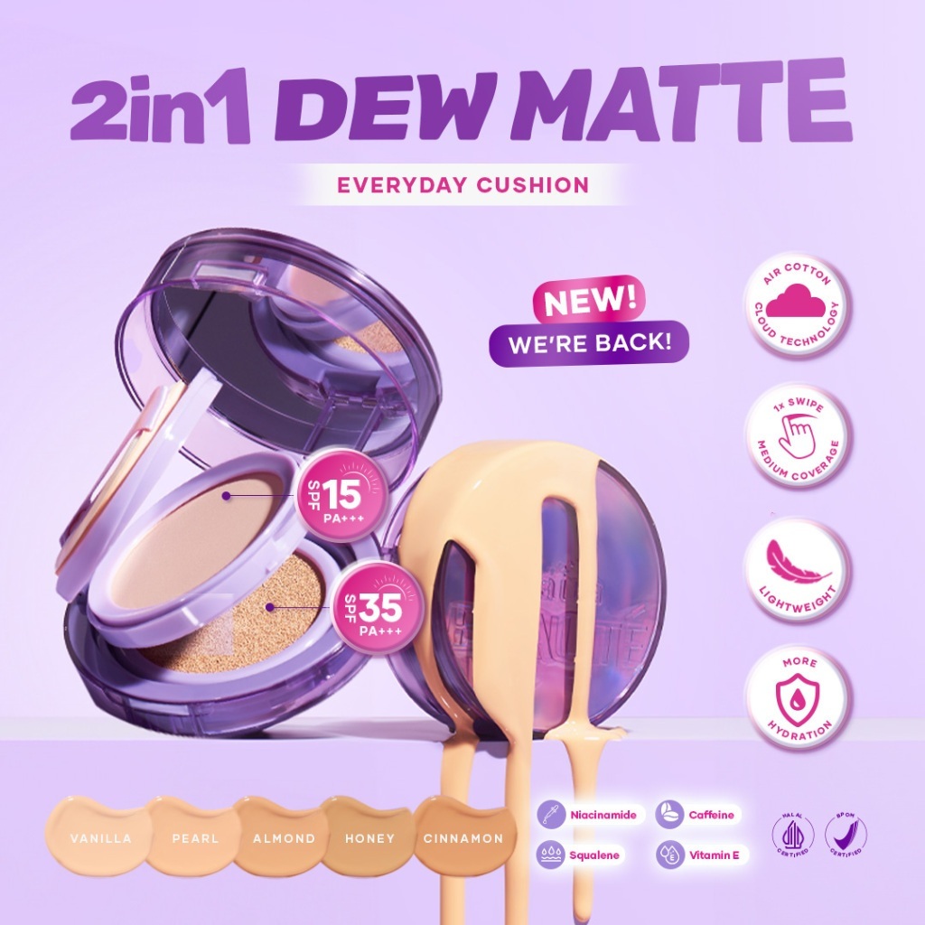 KAILA BEAUTE 2IN1 DEW-MATTE EVERYDAY CUSHION
