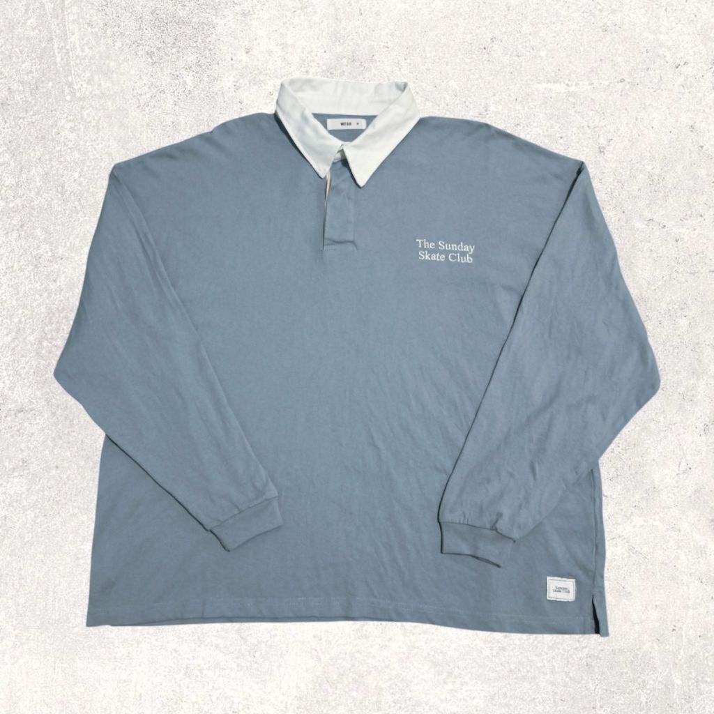 RUGBY SHIRT BY WEGO THE SUNDAY SKATE CLUB SECOND ORIGINAL