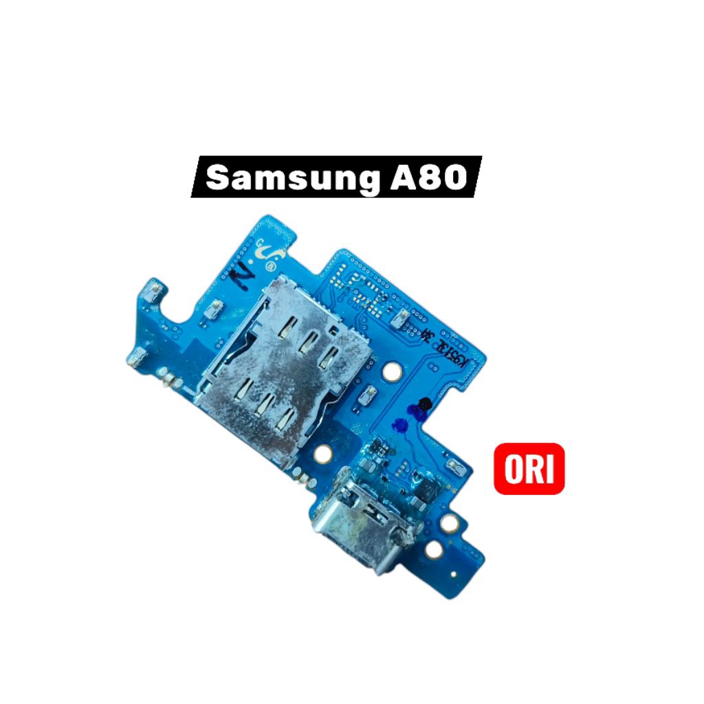 Board Konektor Charger+IC Mic Samsung A80 Flexible Papan Cas