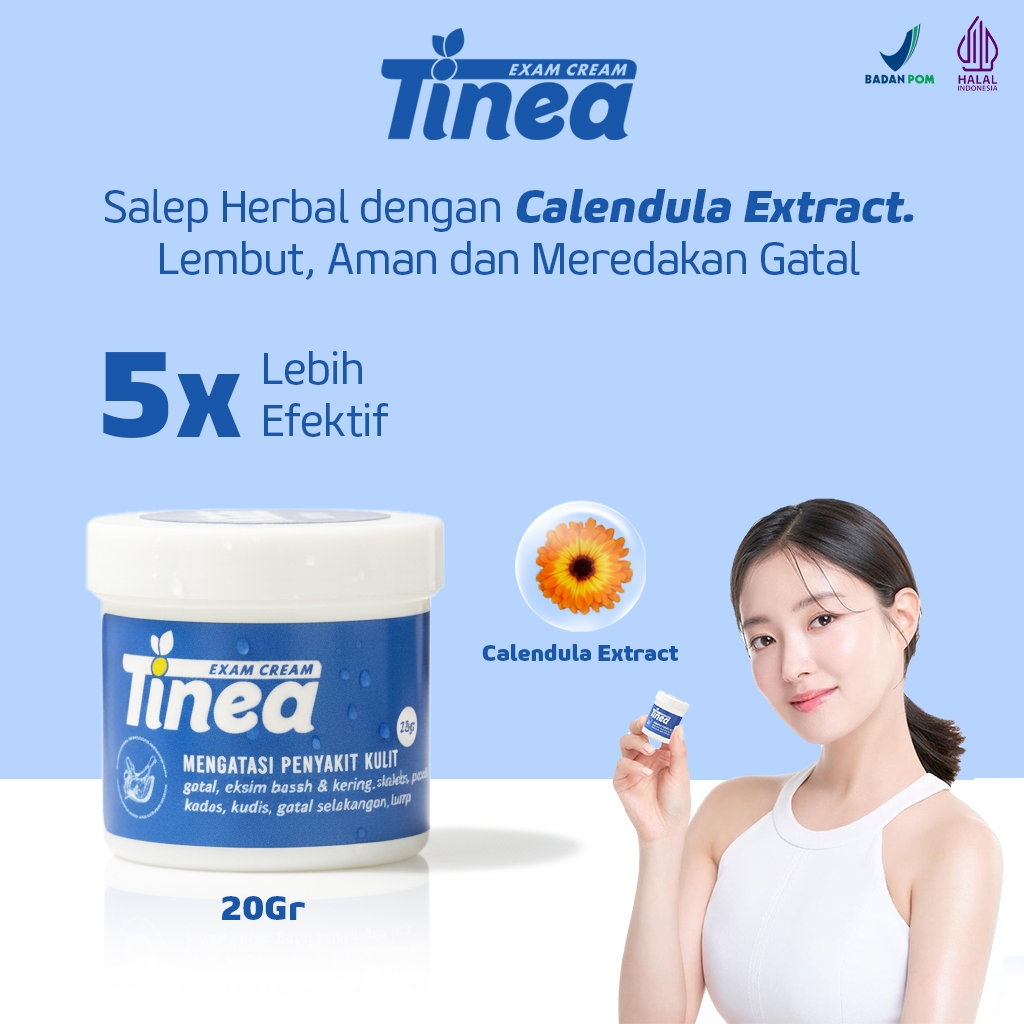 Salep Gatal Kulit TINEA Racikan Ampuh Atasi Gatal Kulit Ruam, Eksim, Jamur, Scabies, Psoriasis Kurap