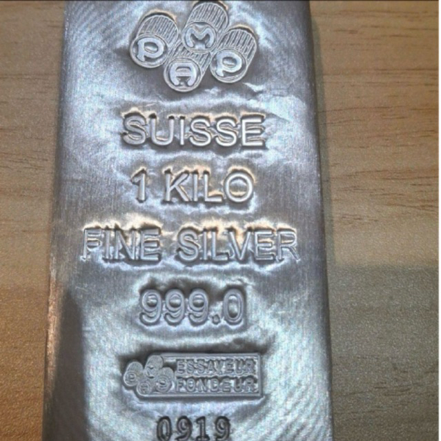 Perak 99.9% Pamp Suisse 1 Kg