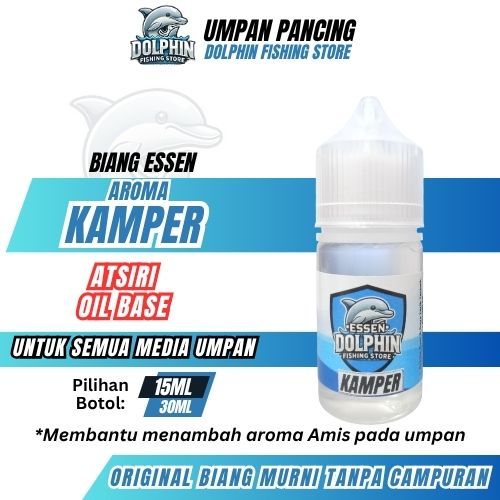 Essen Kamper Biang Murni Atsiri Untuk Campuran Essen Oplosan Umpan Mancing  15ml/30ml