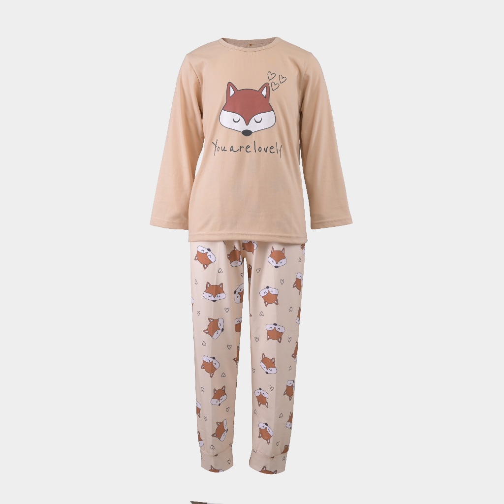 Star (ex Rambla) - Lolly & Noe Setelan Piyama Anak You Are Lovely Lengan Panjang