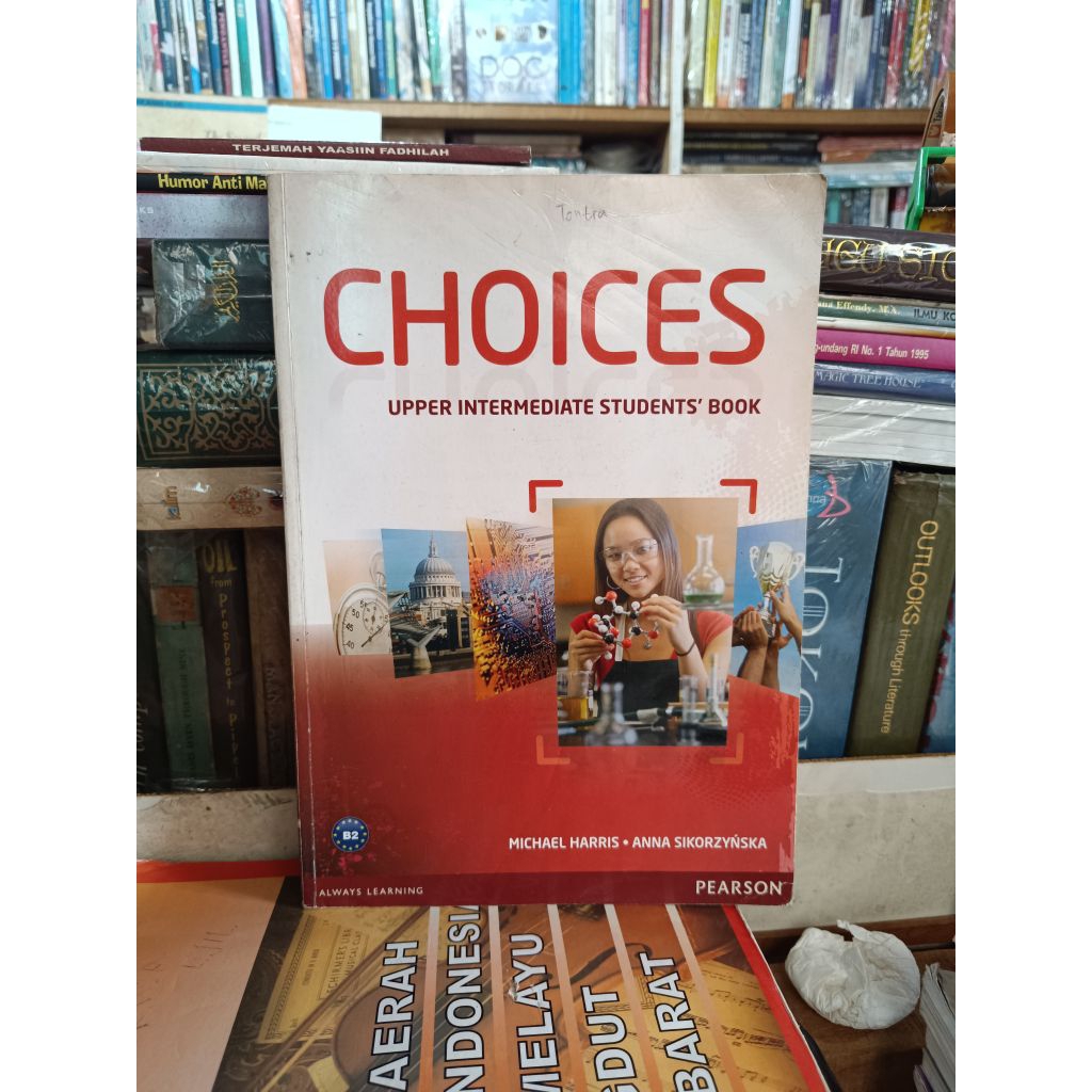 choices. upper intermediate students book. Pearson. bekas